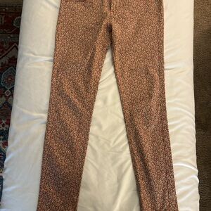 Earth & Liberty Floral Skinny Jeans in Rust